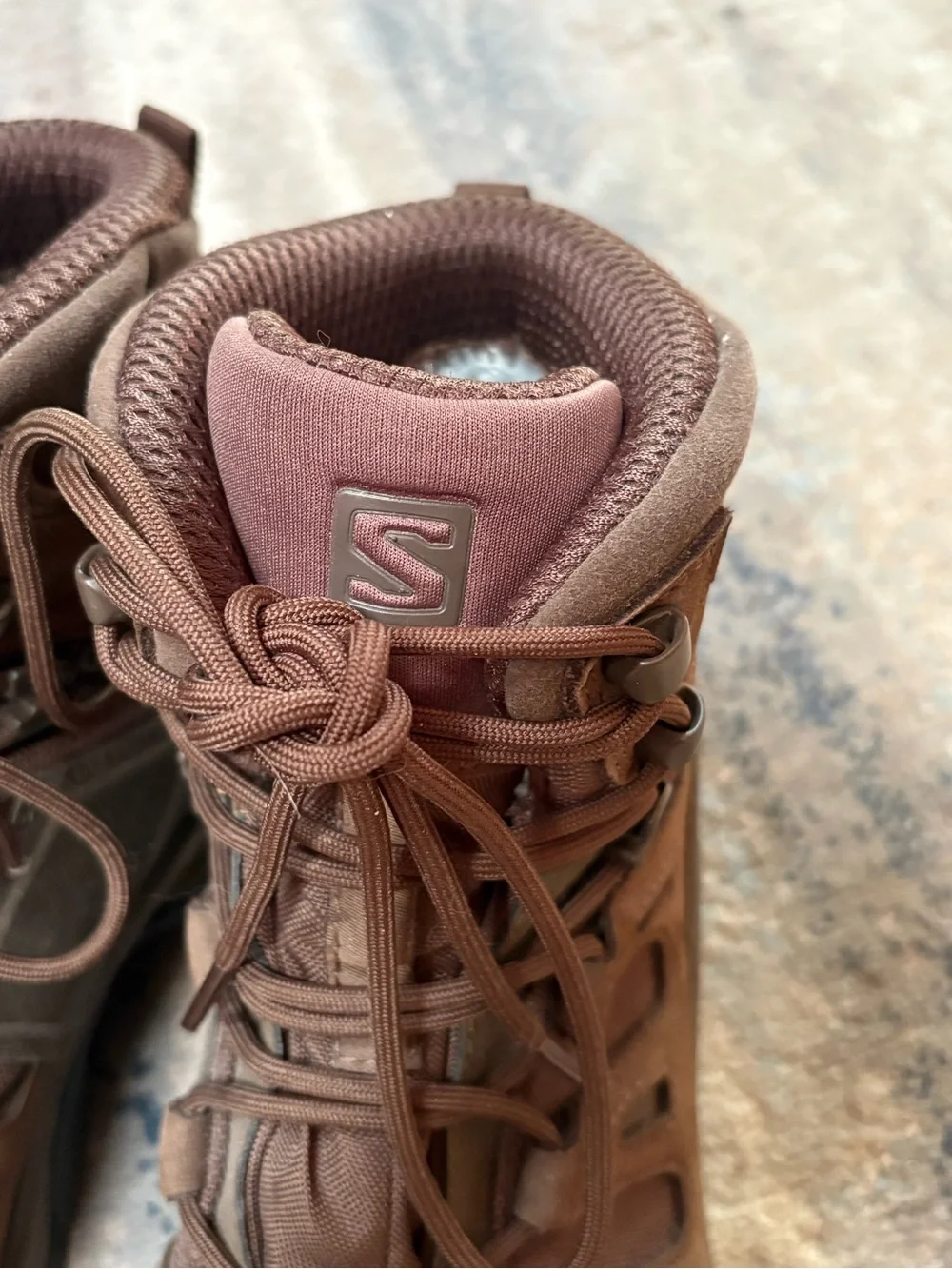 Men’s Salomon Quest 4D Forces 2 Earth Brown Tactical Hiking Boots Size 11 NEW!